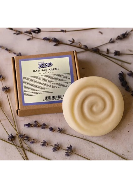 Katı Saç Kremi 60 gr Lavanta ve Itır ile Saç Dökülmesine Karşı Etkili