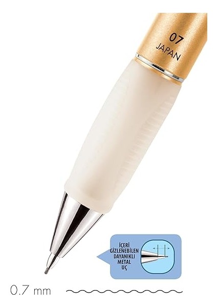 Deep Mek. Kursun Klm 07MM Metalık Asıl Altın modelleri