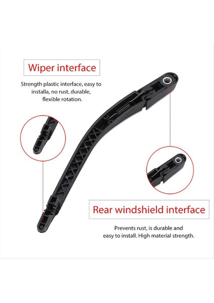 Dodge Magnum 2005-2008 Için 2x Arka Pencere Silecek Bıçağı ve Ön Cam Silecek Kolu Dodge Nitro 2007-2009 Chrysler 300C (Yurt Dışından) indirimleri