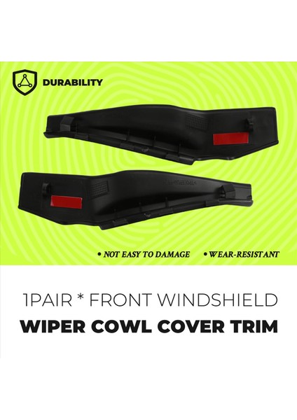 1paır Ön Ön Cam Silecek Kaput Trim 66894-4GA0B 66895-4GA0A Infiniti Q50L 14-18 Ön Çamurluk Kapağı 668954GA0B (Yurt Dışından) indirimleri