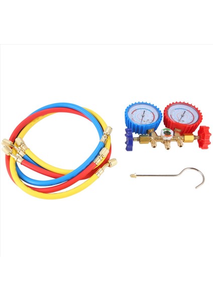 Manifold Gösterge Seti R410A/R22/R134A/R404A Soğutucu Otomotiv Ac Manifoldu Için 3 Yollu Ac Diyagnostik Manifold Gösterge Seti (Yurt Dışından) fırsatları