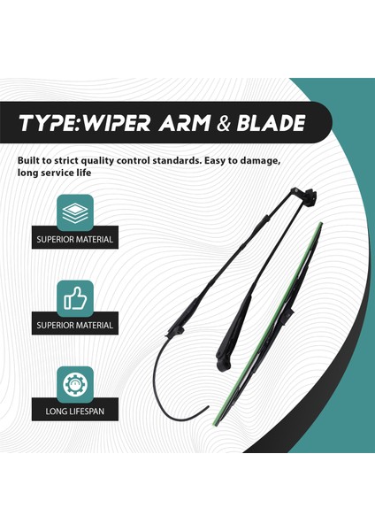 7168953 7168954 Bobcat A770 S510 Için Silecek Kolu ve Bıçağı S530 S550 S570 S590 S630 S650 S750 S770 S850 T550 T590 T630 (Yurt Dışından) fırsatları