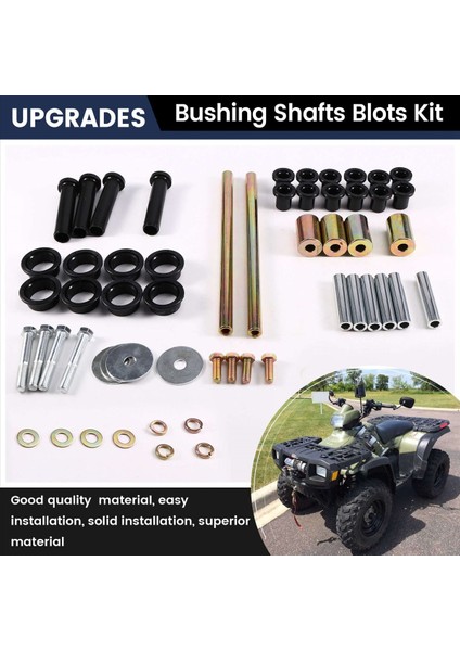 Polaris Sportsman Için Arka Sol ve Sağ Burç Milleri Blotlar Kiti 400 450 600 700 2003-2007 Sportsman 500 800 2003-2010 (Yurt Dışından) indirimleri