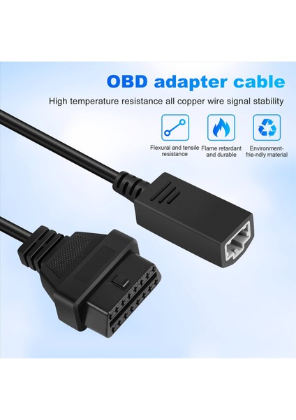 Honda 3pın Obd1 Adaptörü Için Obd2 Kablosu Honda 3 Pin Için Obd2 Obdıı (Yurt Dışından) fırsatları