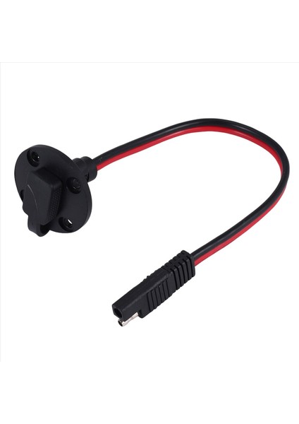 Sae Konnektörü - Sae Güç Soketi Yan Duvarı Bağlantı Noktası Güneş Hava Durumu Geçirmez Sae Hızlı Bağlantı Güneş Paneli Montajı 12AWG Sae Kablosu Güneş Jeneratörü Pil Şarj Cihazı (Yurt Dışından)