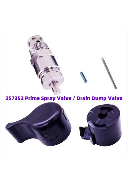 181072 Pompa Giriş Süzgeç Ekran Filtresi ve 257352 Prime Sprayvalve Drenaj Dökümü Valfine Uyuyor 695 795 3900 1095 1595 5900 (Yurt Dışından) modelleri