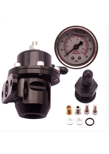 Yarış Ayarlanabilir Fpr+Yakıt Basıncı Regülatör Gösterge Honda Civic B Serisi B16 B18 B17 B20 Sı Ls Gsr D16 (Yurt Dışından)