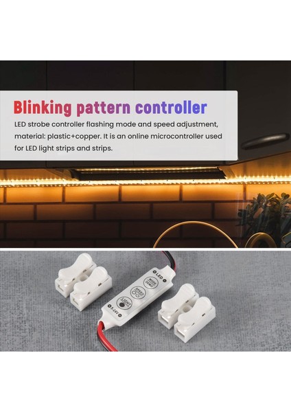LED Strobe Denetleyicisi Yanıp Sönen Desenler ve Hız Ayarı (Yurt Dışından) indirimleri