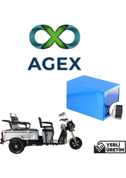 Arora XLT48A Navara 72 Volt 30 Ah Lifepo4 Batarya