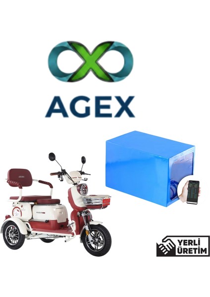 Arora Rüzgar New 60 Volt 24 Ah Lifepo4 Batarya