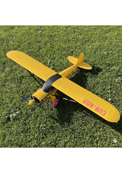 Rc Model Uçak - Crayclecub 1000MM Geniş Kanatlı Pipercub Gövde Kiti (ELEKTRONİK VE KUMANDA HARİÇ)
