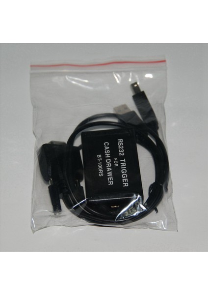 Herhangi Bir Nakit Çekmece Komutu Için 2x Nakit Çekmece Sürücü Tetikleyicisi RS232 Arayüzü BT-100RS Mevcut Herhangi Bir Nakit Çekmece Komutu (Yurt Dışından) modelleri