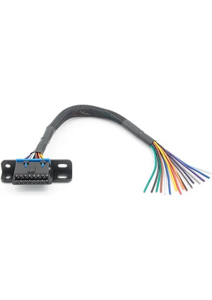 Evrensel Obd2 16PIN Dişi Konnektörü Obd Kablo Kadın Uzatma Konnektörü Şerit Arayüz Adaptörü (Yurt Dışından)