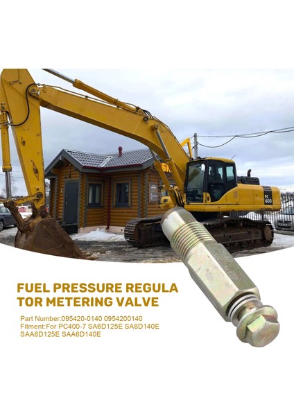 Yakıt Basıncı Regülatör Ölçüm Valfi 095420-0140 Komatsu PC400-7 SA6D125E SA6D140E SAA6D125E SAA6D140E 0954200140 (Yurt Dışından) indirimleri