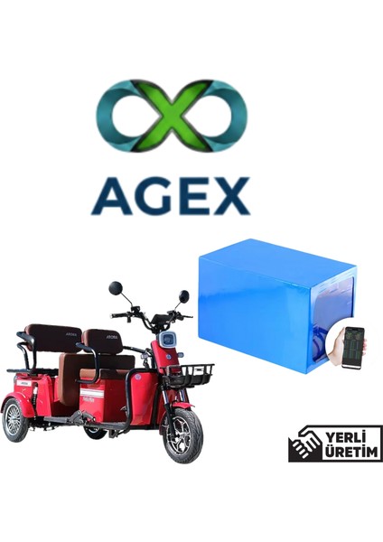 Arora Felix Plus 72 Volt 30 Ah Lifepo4 Batarya