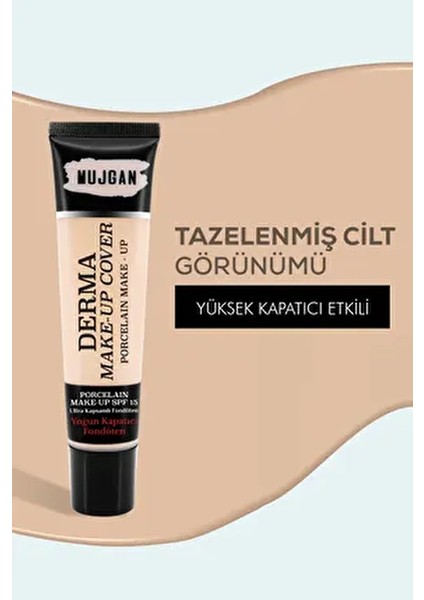 Derma Make-Up Cover Kapatıcı Ten Rengi Çok Amaçlı Kullanım İçin modelleri