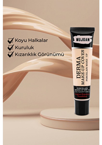 Derma Make-Up Cover Kapatıcı Ten Rengi Çok Amaçlı Kullanım İçin