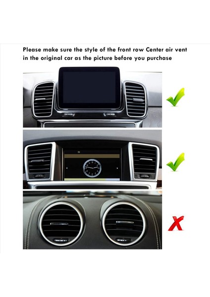 Mercedes Için 8x Benz Ön Merkez Hava Havalandırma Sekmeleri Satır Hava Izgara Sekmeleri Klipsi W166 X166 Gls ml Gle Sınıf (Yurt Dışından) fırsatları
