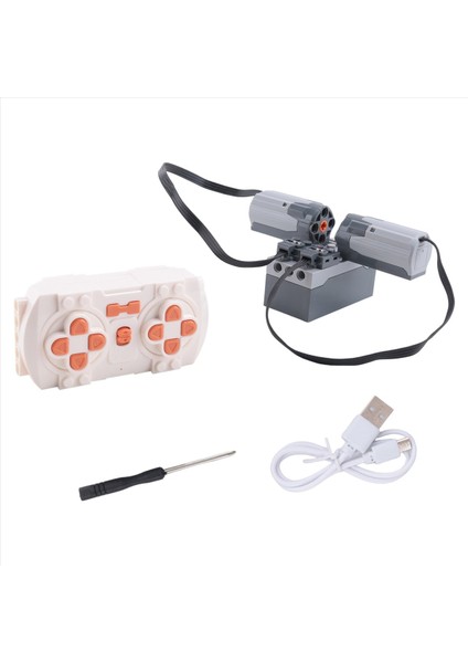 1set Güç Fonksiyon Motor Uygulaması Uzaktan Kumanda Programlama 2 Meduim Moter Set Dıy Çocuklar Için Yaratıcı Yapı Taş (Yurt Dışından)