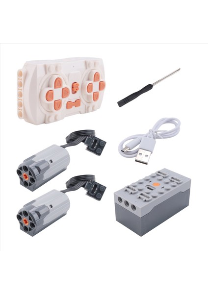 1set Güç Fonksiyon Motor Uygulaması Uzaktan Kumanda Programlama 2 Meduim Moter Set Dıy Çocuklar Için Yaratıcı Yapı Taş (Yurt Dışından) modelleri