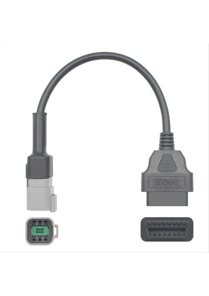 6pin Ila 16PIN Diagnostic Obd2 Kablo Adaptörü Obdıı Scanner Değişimi Can Am Moto Atv Utv Motosiklet Bisiklet Araçları (Yurt Dışından) fiyatları