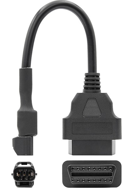 3 Ila 16 Pinli Motosikletler Obd Adaptörleri Kymco Motosiklet Aksesuarları Için Obd2 Teşhis Kablosu Uzatma Konektörleri (Yurt Dışından) modelleri