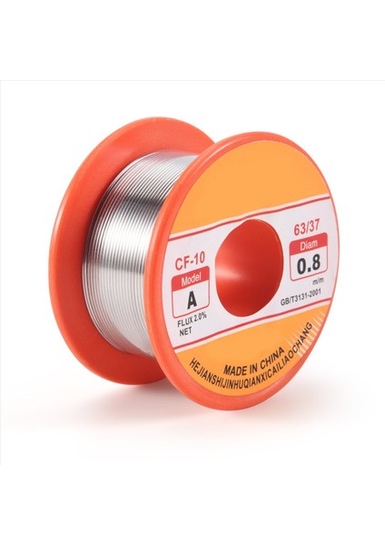 Teneke Kue Lehim Çekirdek Akı Astarlama Kaynak Lehim Tel Makarası Makarası 0 8mm 63/37 (Yurt Dışından)