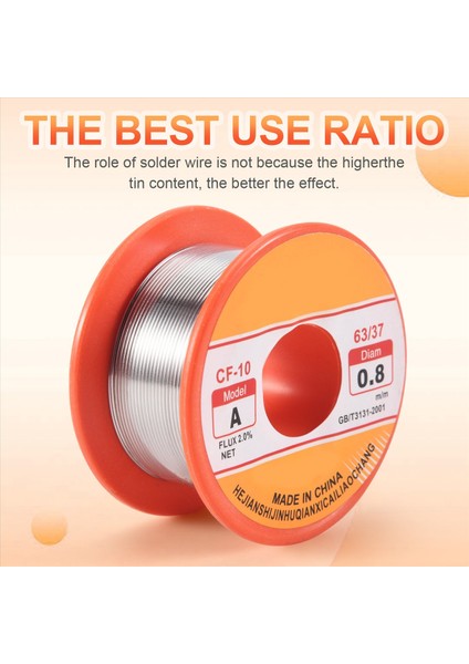 Teneke Kue Lehim Çekirdek Akı Astarlama Kaynak Lehim Tel Makarası Makarası 0 8mm 63/37 (Yurt Dışından) fırsatları