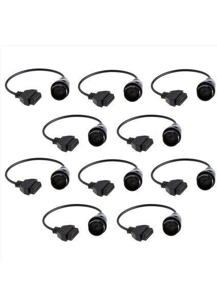 Benz MB Için 10X 38 Pin - 16 Pin Obd2 Obd Iı Teşhis Adaptörü 38 Pın Obd 38PIN Konnektörü (Yurt Dışından)