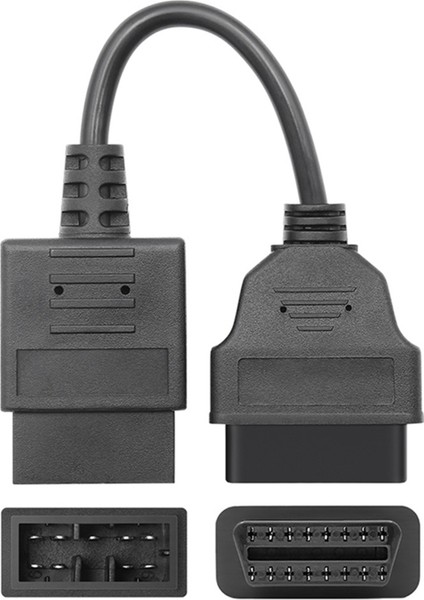 Subaru 9 Pin Kablosu Için Obd1 - Obd2 16 Pin Kurşun Diyagnostik Arayüz Kablosu 9 Pin Obdıı Uzatma Kablosu Kurşun Obd 2 (Yurt Dışından) modelleri
