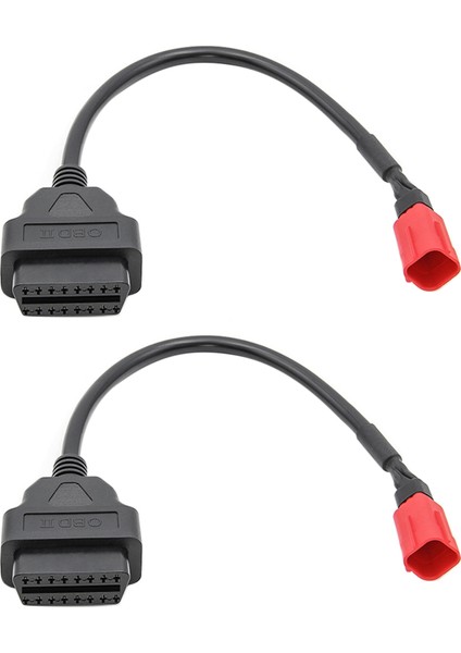 5x 6 Ila 16 Pin Motosiklet Obd Adaptörleri Obd2 Honda Yamaha Suzuki Benelli Için Diyagnostik Kablo Uzatma Konektörleri (Yurt Dışından)