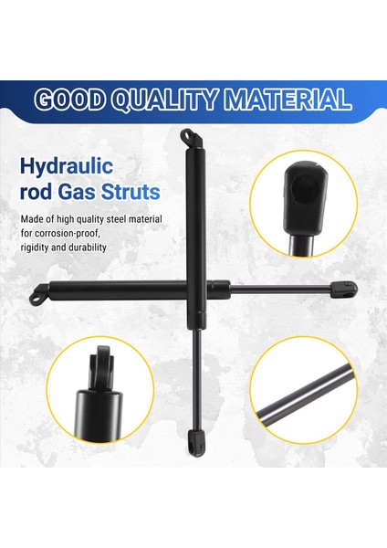 2pcs Arka Bagaj Şokları Asansör Desteği Desteği 51248222913 Bmw 5 Serisi E39 Saloon 1996-2003 (Yurt Dışından) indirimleri