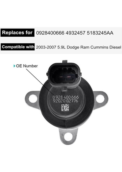 Fca 5 9l Mprop Dodge Cummins Için Yakıt Kontrol Aktüatörü Ram 2500 3500 Dizel 5 9l Yakıt Enjeksiyon Basınç Regülatörü (Yurt Dışından) fırsatları