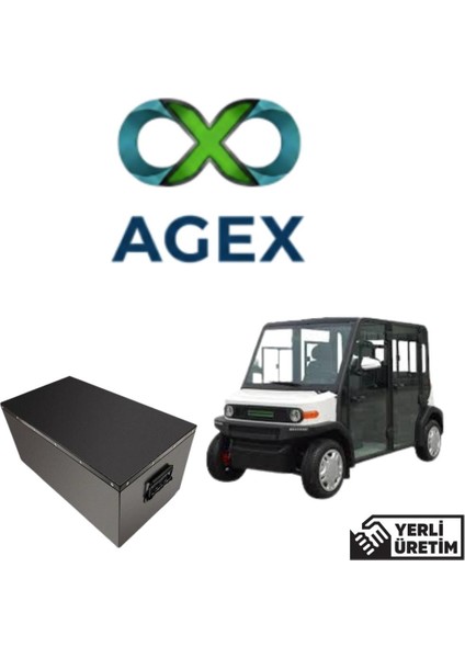 Golf Araba Bataryası Elektrikli 60 Volt 100 Ah Lifepo4 Batarya