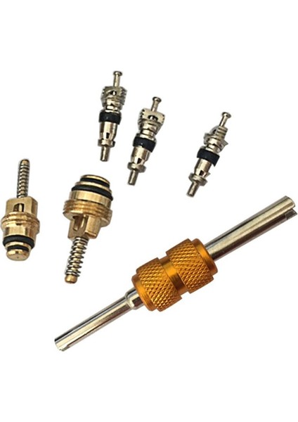 11PCS Universal Ac R134A Servis Port Valf Toz Kumanı Klima Valf Çekirdek Çıkıştırıcı Takım Kiti (Yurt Dışından) fiyatları