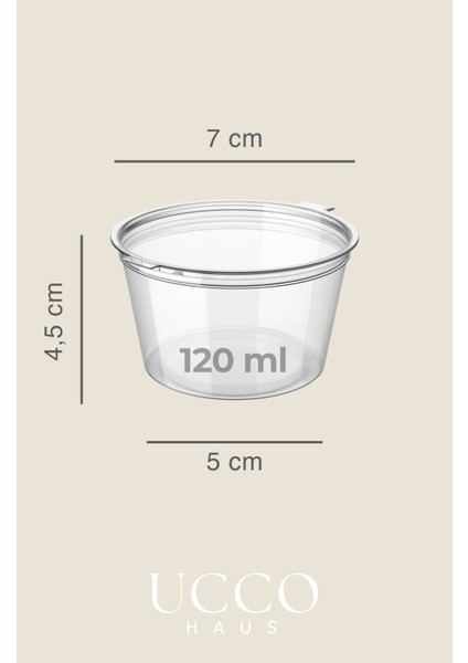 50 Adet Sızdırmaz 120ML Mini Saklama Kabı Sosluk Buzluk Kabı, Et Suyu, Kemik Suyu, Sos Kabı Mutfak Düzenleme, Kuruyemiş Kabı, Beslenme Kabı modelleri