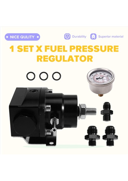 An8 Yakıt Enjekte Regülatörü Boost Guıge Yakıt Basınç Regülatör Kiti Basınçlı Yakıt Regülatörü (Yurt Dışından) fırsatları