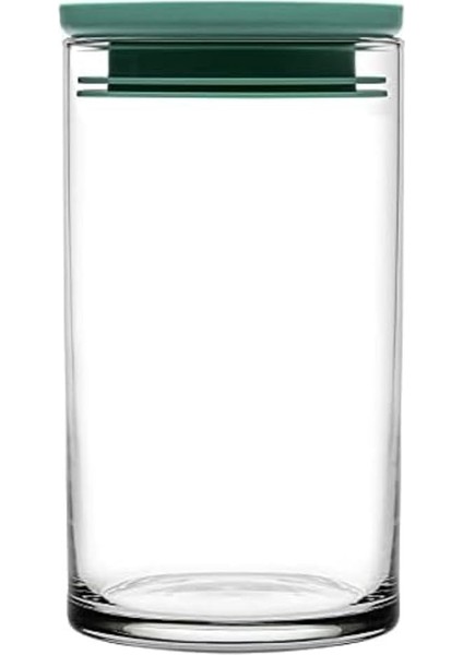 Breakfast Saklama Kavanozu - 750 cc - 2'li - Yeşil Kapak