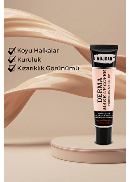 Derma Make-Up Cover Kapatıcı Orta Renk Tüp Çok Amaçlı Kullanım İçin