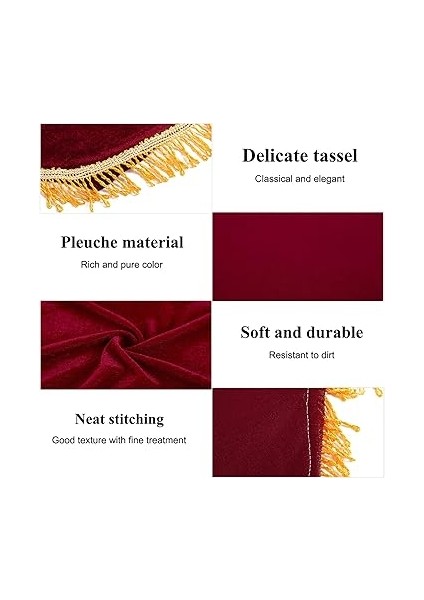 Dekoratif Piyano Kapağı 61/88 Tuşlu Elektrikli Piyano Toz Geçirmez Dekoratif Klavye Kapağı Piyano Klavye Kapağı (Şarap Kırmızısı) fırsatları