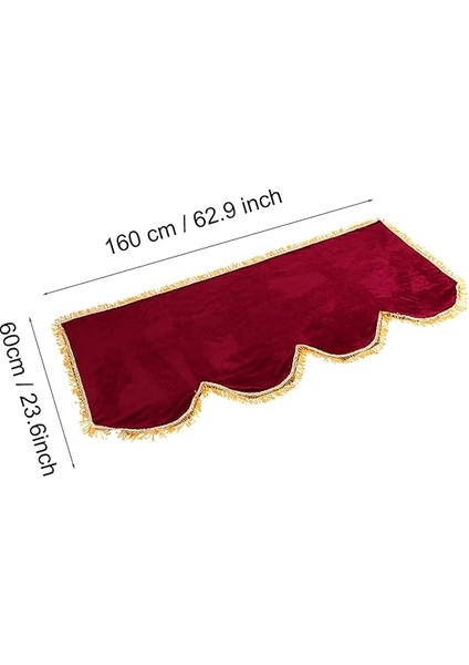 Dekoratif Piyano Kapağı 61/88 Tuşlu Elektrikli Piyano Toz Geçirmez Dekoratif Klavye Kapağı Piyano Klavye Kapağı (Şarap Kırmızısı) indirimleri