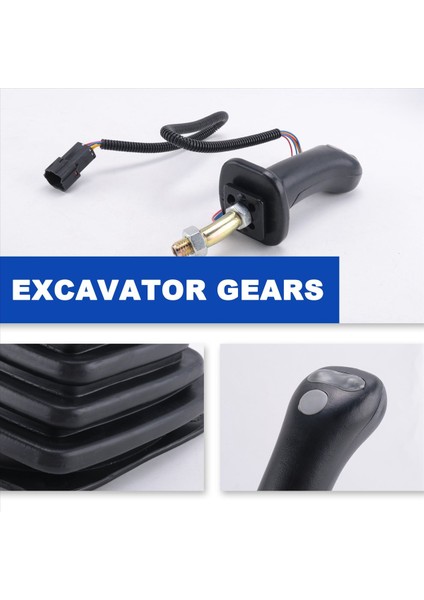 3 Düğmeler Ekskavatör Joystick Assy Daewoo Doosan Için Toz Kapağına Sahip Dişli Dişliler DX150 215 225 300 370-9C Sol (Yurt Dışından) indirimleri