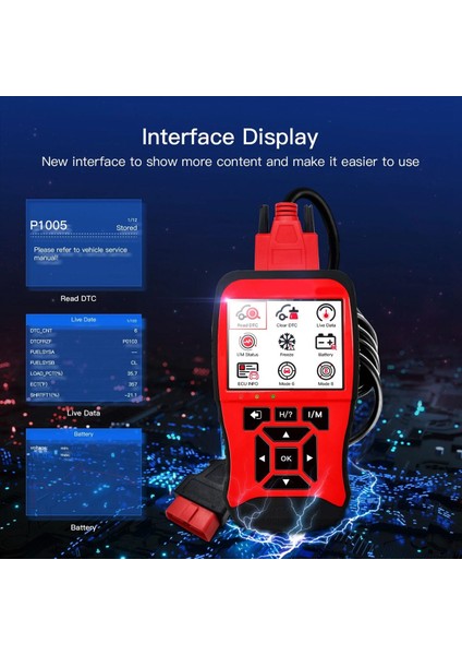 I/m Hazırlık Modu 6 Mod 8 ile Kod Okuyucu Üretim Otomatik Teşhis Araçları Obd2 Tarama Aracı (Yurt Dışından) modelleri