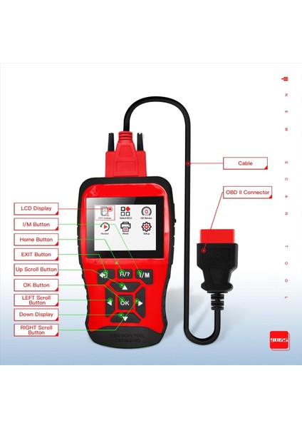 I/m Hazırlık Modu 6 Mod 8 ile Kod Okuyucu Üretim Otomatik Teşhis Araçları Obd2 Tarama Aracı (Yurt Dışından) fırsatları