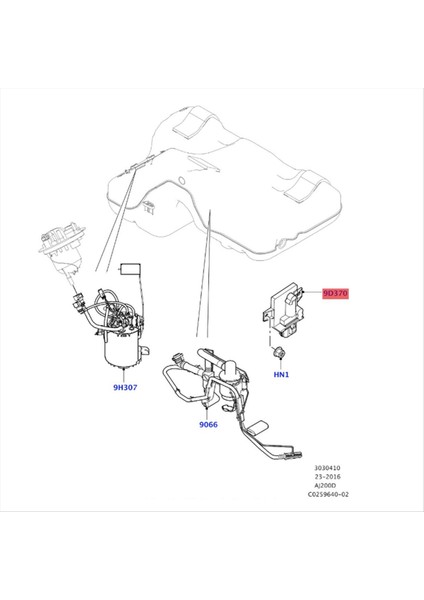 Araba Yakıt Pompası Kontrol Modülü LR097220 T4A16365 Land Range Rover Evoque Velar Discovery Sport 2 0 ve 3 0 FK729D370AF (Yurt Dışından) fiyatları
