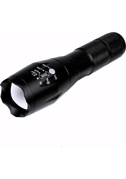 El Feneri Yüksek Parlaklık, Şarj Edilebilir ve Taşınabilir, 500 Lümen El Feneri Güçlü, Kamp Ekipmanları ve Acil Durumlar Için Yüksek Aydınlatma USB Şarjlı Fener, Enerji Tasarruflu Yürüyüş