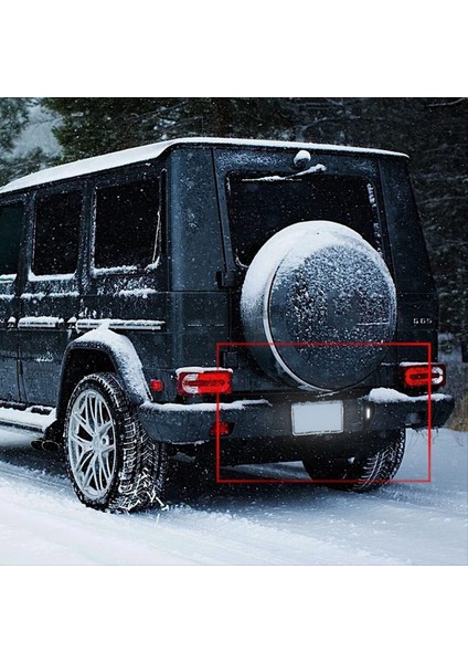 2pcs Beyaz 6000K Plaka Plaka Işıkları Mercedes Benz G500 G550 G55 Amg W463 4638200356 (Yurt Dışından) fırsatları