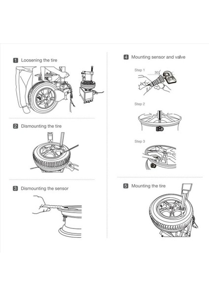 5x Lastik Basınç Sensörleri 42607-33021 42607-06011 Scion Için Toyota Corolla Rav4 Prius Lexus ES350 IS250 RX350 PMV-107J (Yurt Dışından) indirimleri