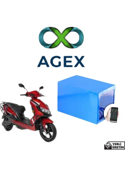 Rks Mt3 Pro 72 Volt 24 Amper Smart Bluetooth Özellikli Lifepo4