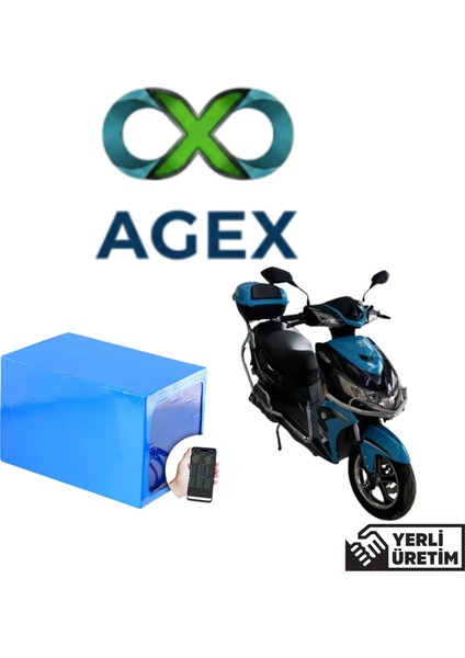 Falcon Enjoy Plus 72 Volt 60AH Lifepo4 Batarya